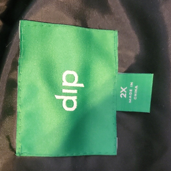 Green Quilted Puffer Vest with Hood - Picture 2 of 7